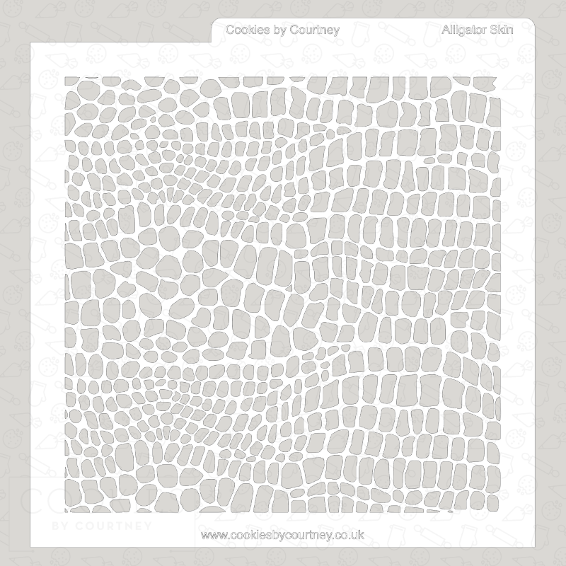 Alligator Skin Stencil