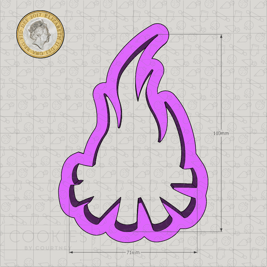 Campfire Cookie Cutter