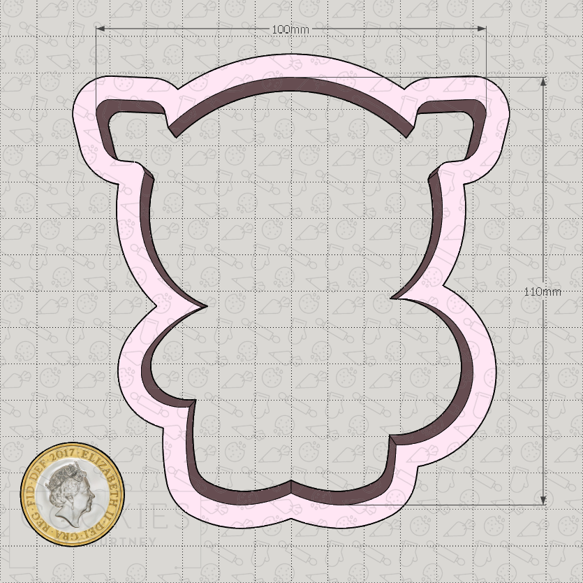 American Superhero Figure Cookie Cutter