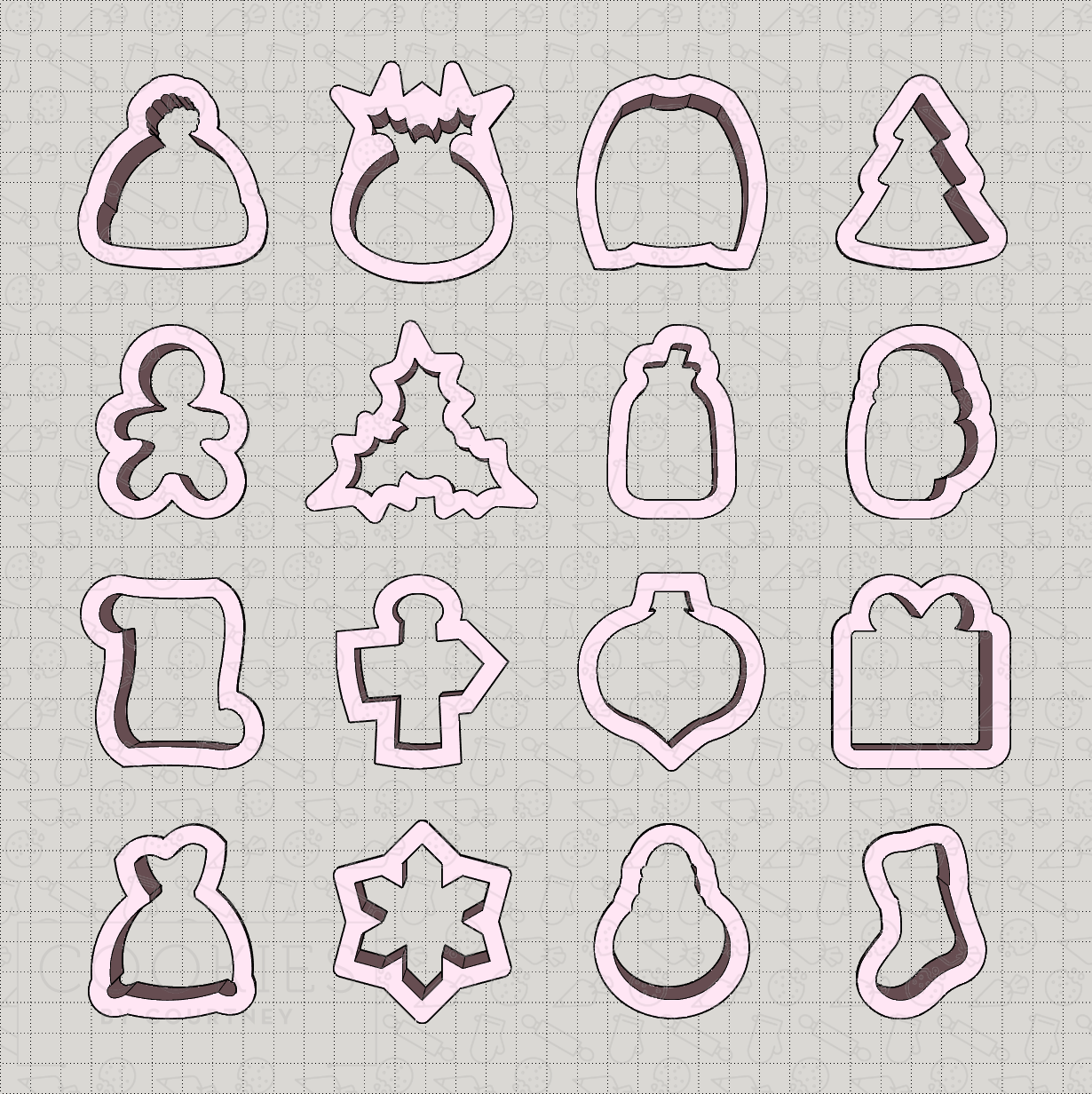 Christmas Mini Cookie Cutter Set