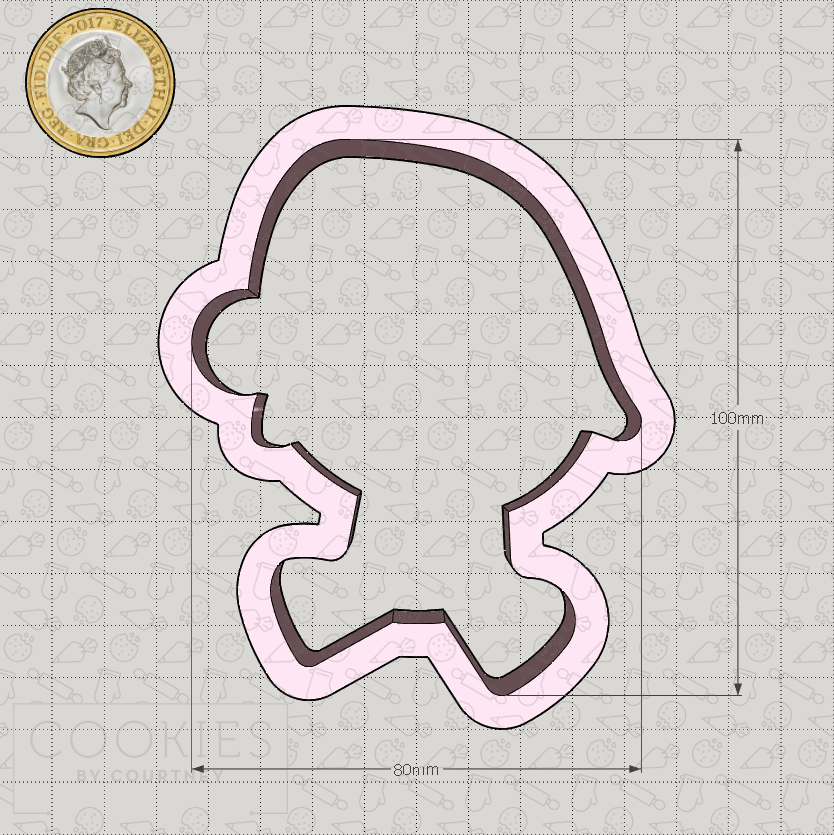 Christmas Sticker - Elf Cookie Cutter