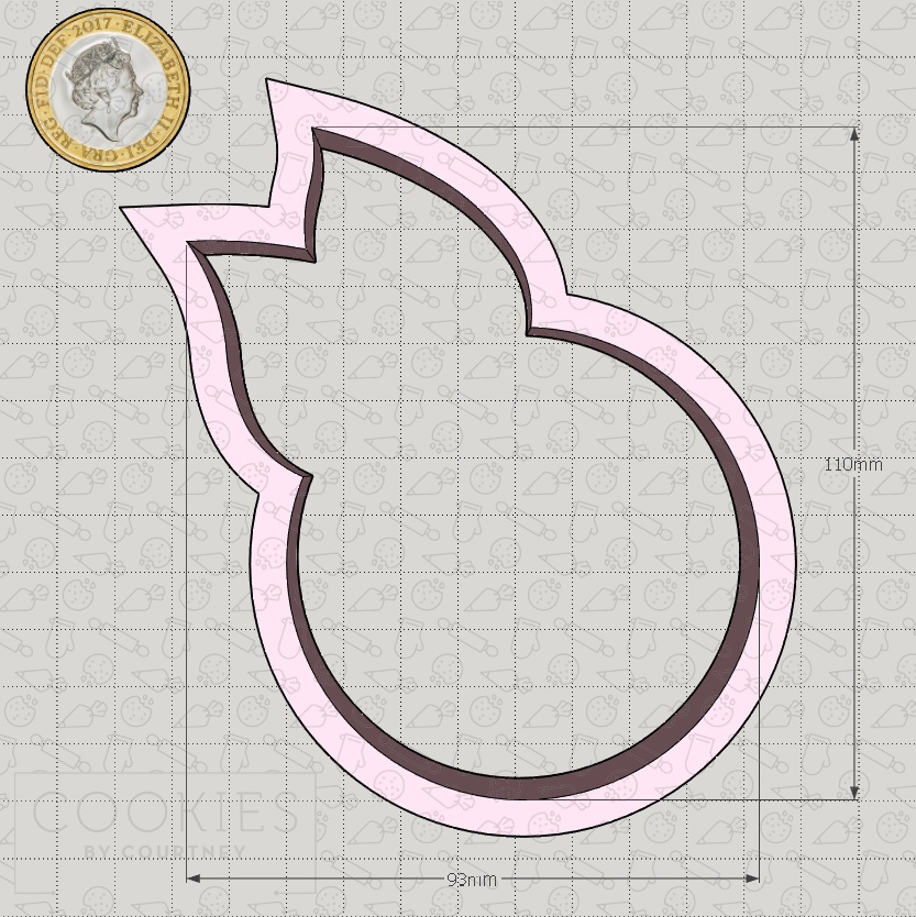 Circle with Leaves Cookie Cutter