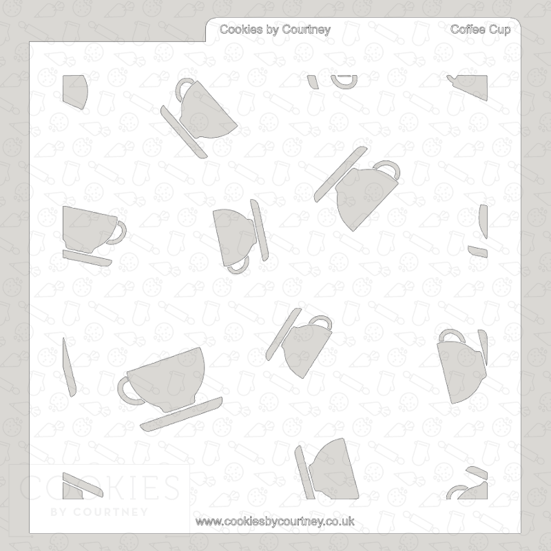 Coffee Cup Stencil