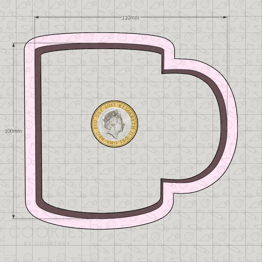 Coffee Mug 1 Cookie Cutter