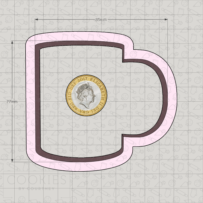 Coffee Mug 1 Cookie Cutter
