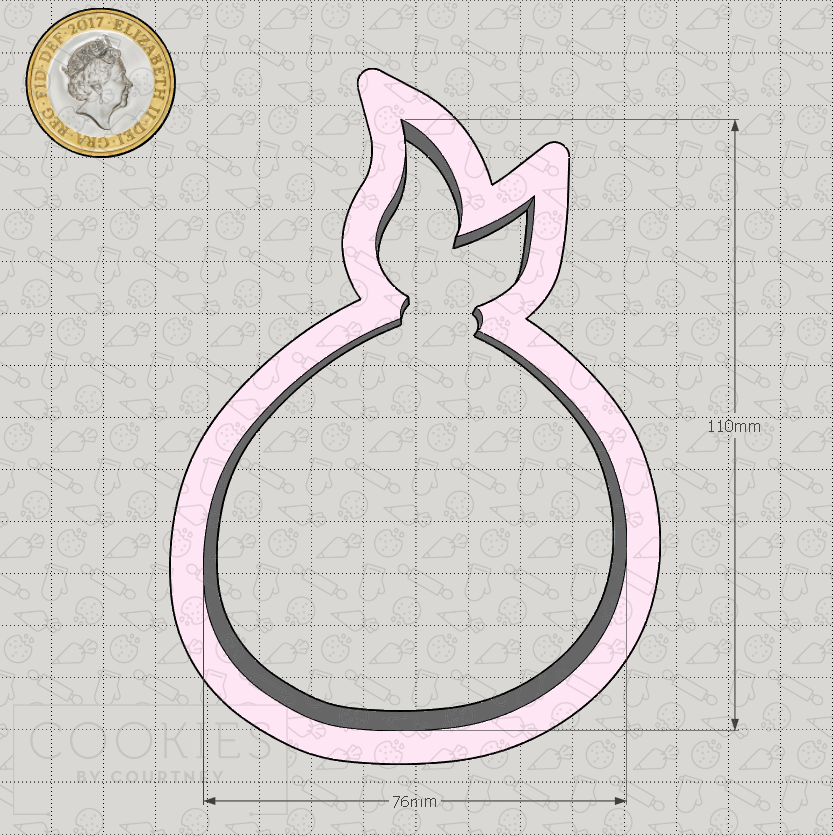 Cute Sack Cookie Cutter