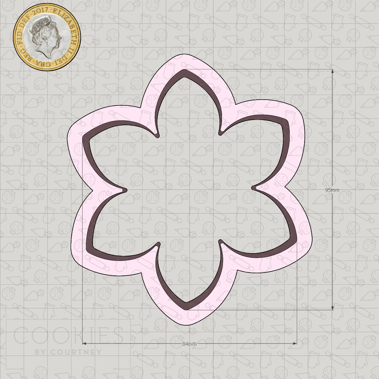 Flower 2 Cookie Cutter