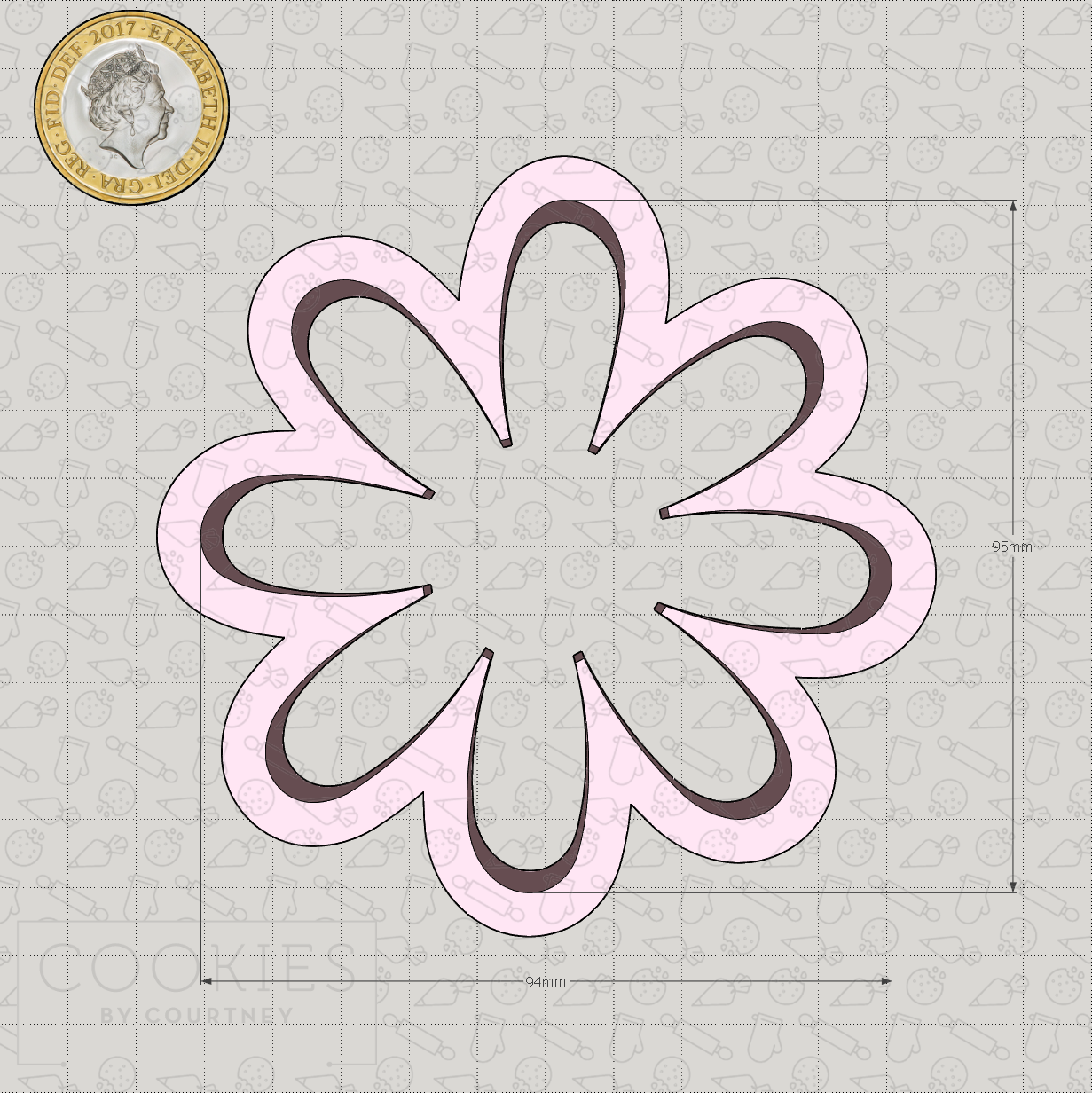 Flower 6 Cookie Cutter