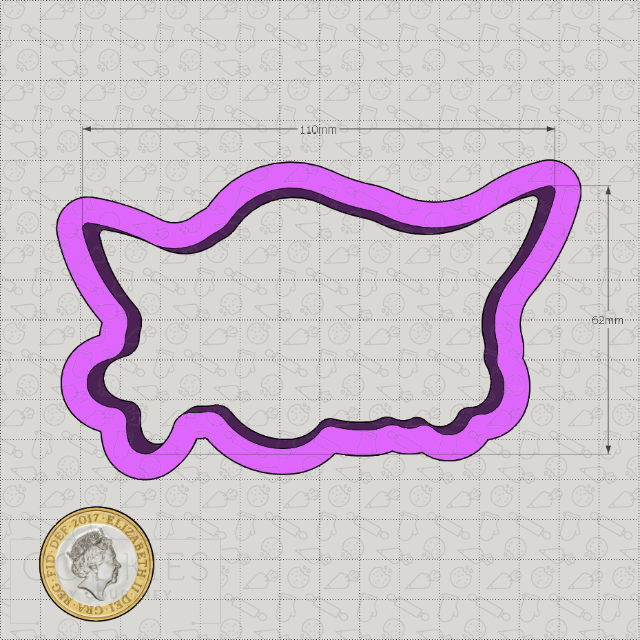 Flower Bunch 1 Cookie Cutter