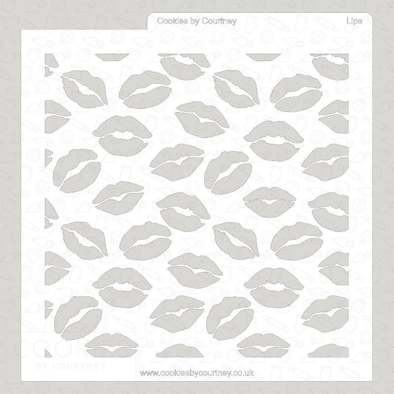 Lips Stencil