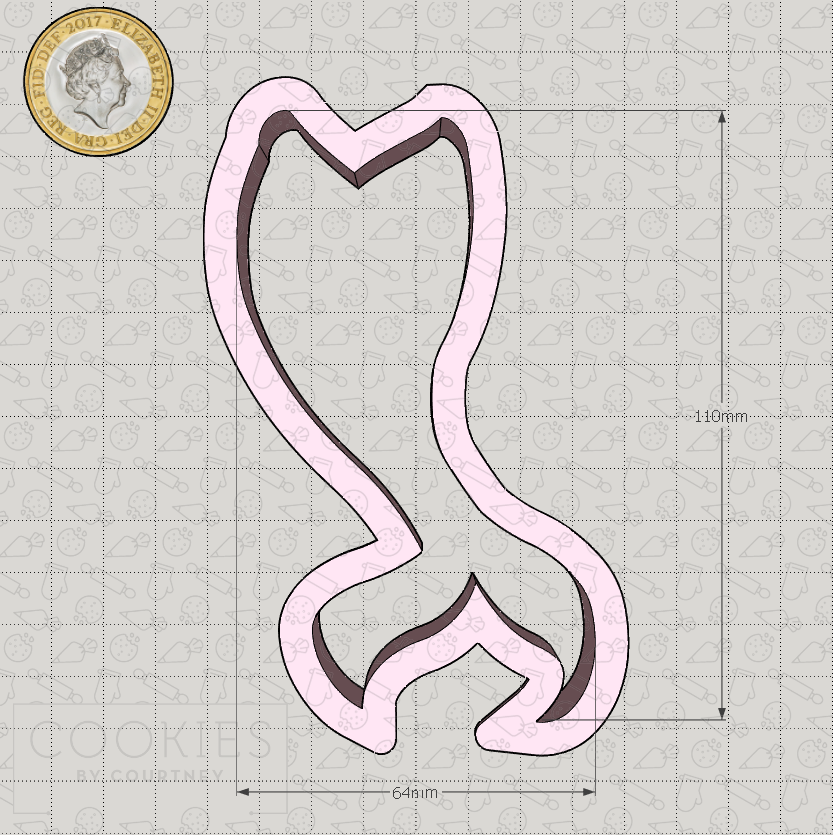 Mermaid Tail Cookie Cutter