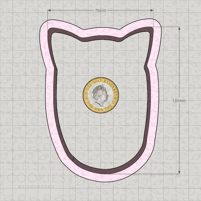 Bedtime Superheroes - Face 1 - Cookie Cutter