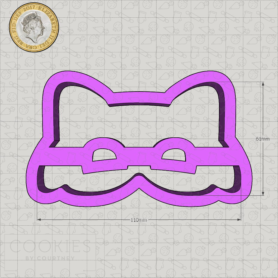 Bedtime Superheroes - Mask 1 - Cookie Cutter