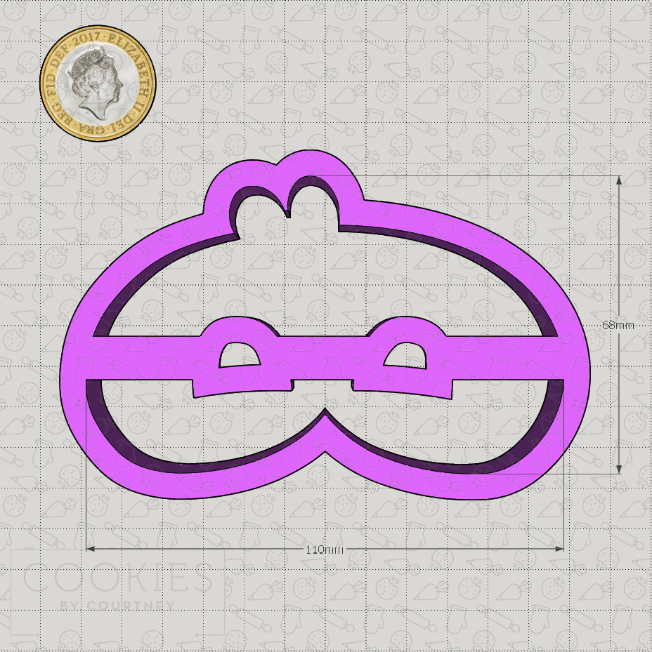 Bedtime Superheroes - Mask 2 - Cookie Cutter