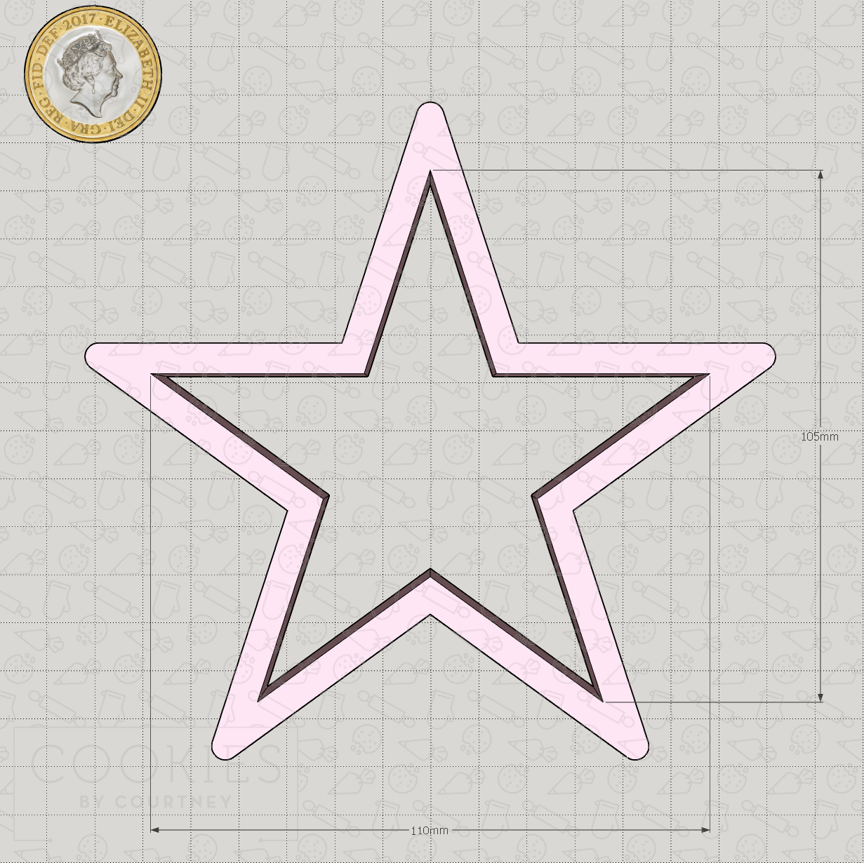 Basic Shapes - Star - Cookie Cutter