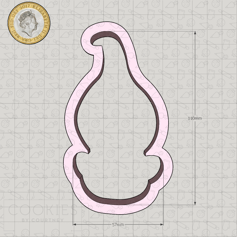 Troll Head Cookie Cutter