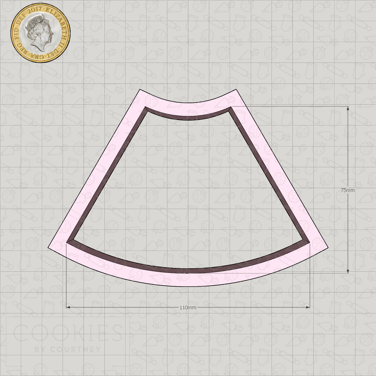 Ultrasound Cookie Cutter