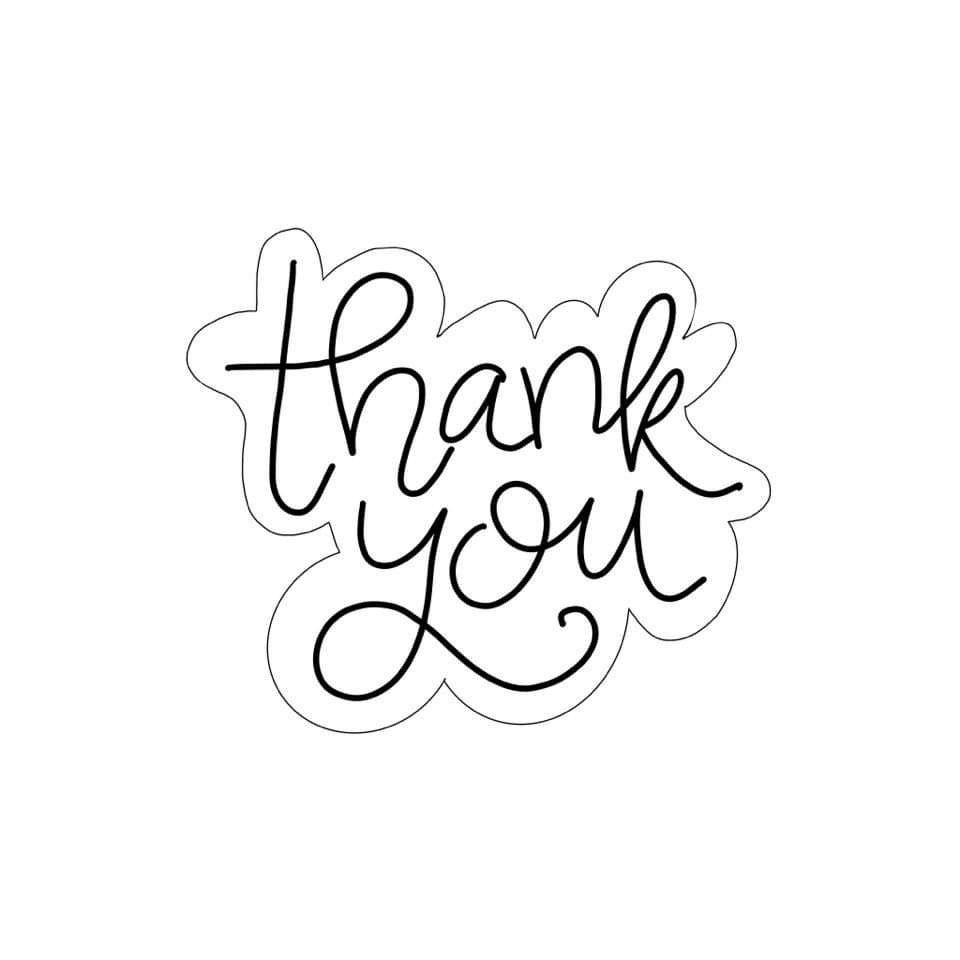 Thank You Cookie Cutter