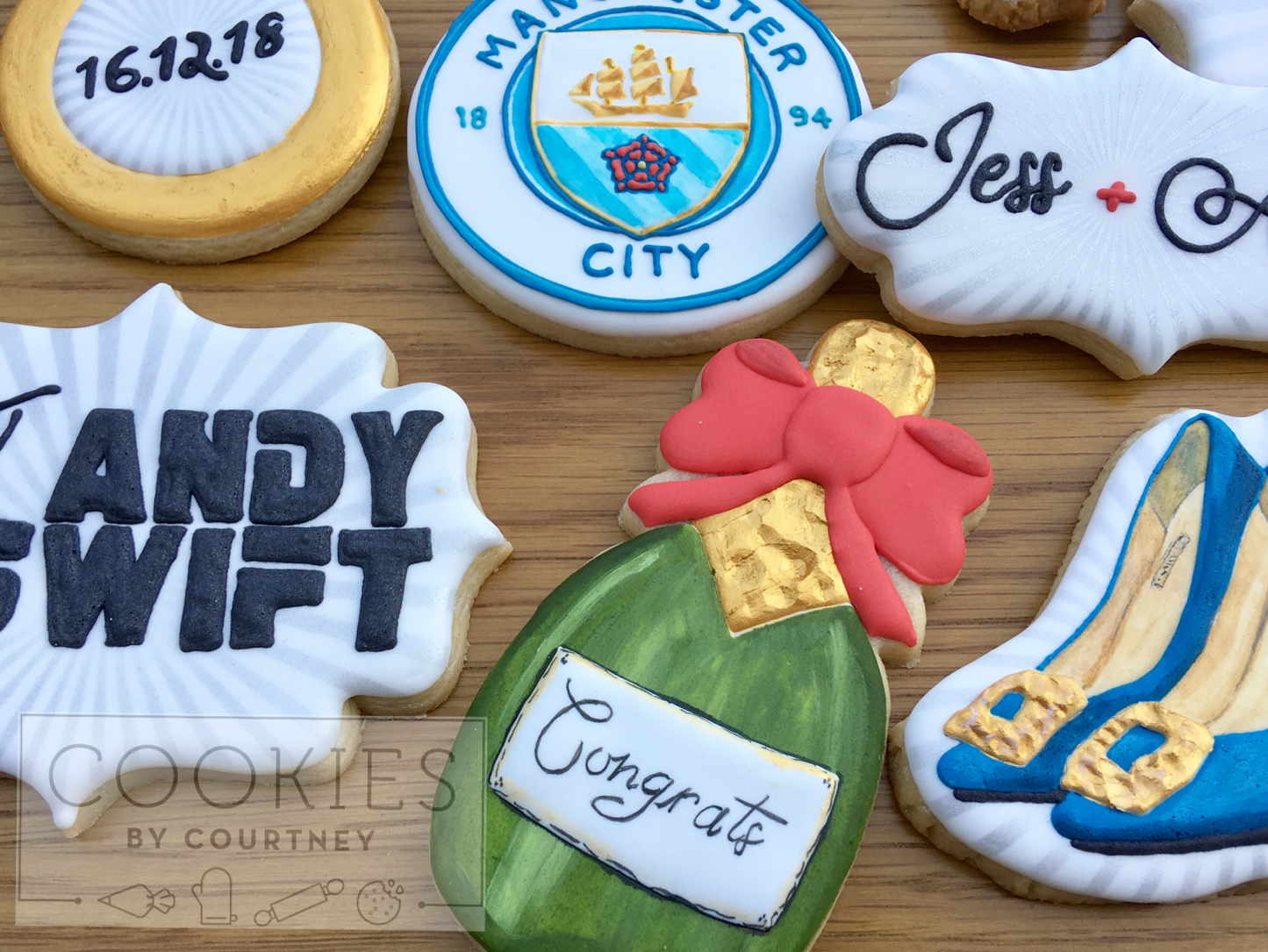 Champagne Bottle with Bow Cookie Cutter