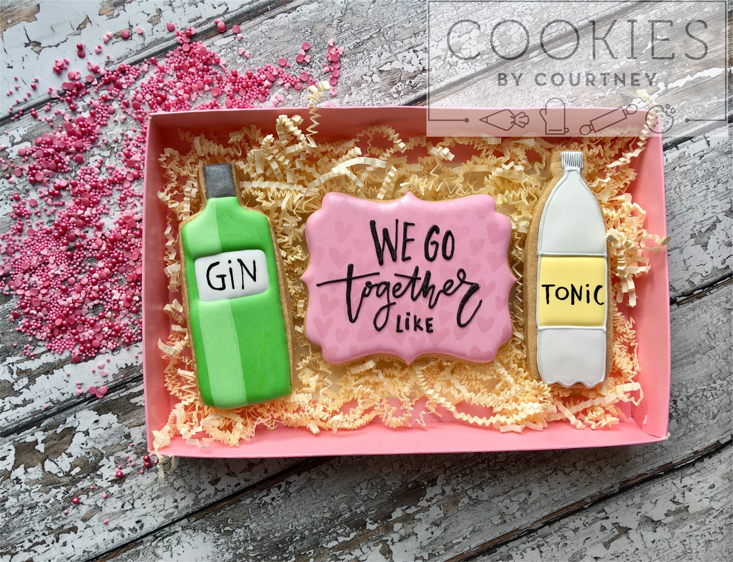 Tonic Bottle Cookie Cutter
