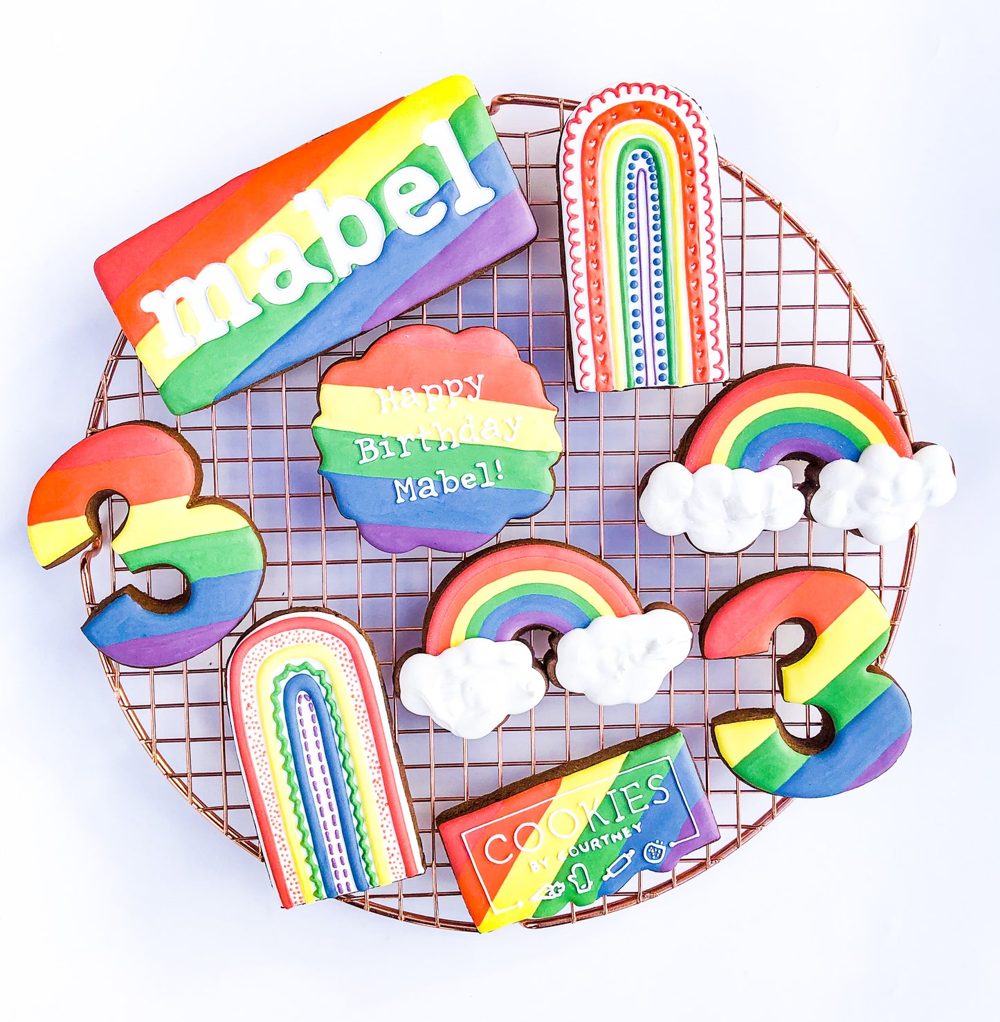 Rainbow and Clouds Cookie Cutter