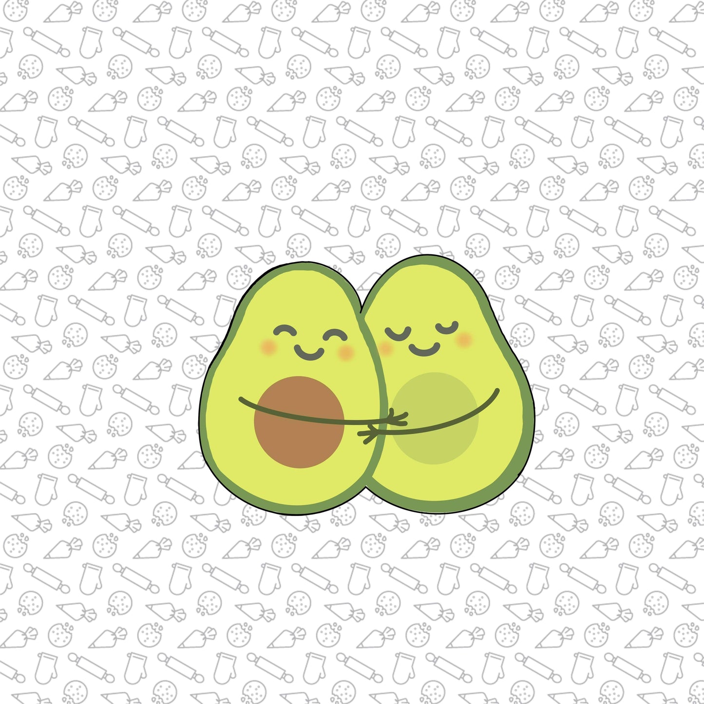 Avocados Cookie Cutter