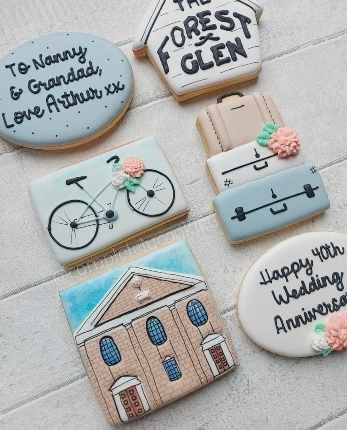 Stacked Suitcases Cookie Cutter