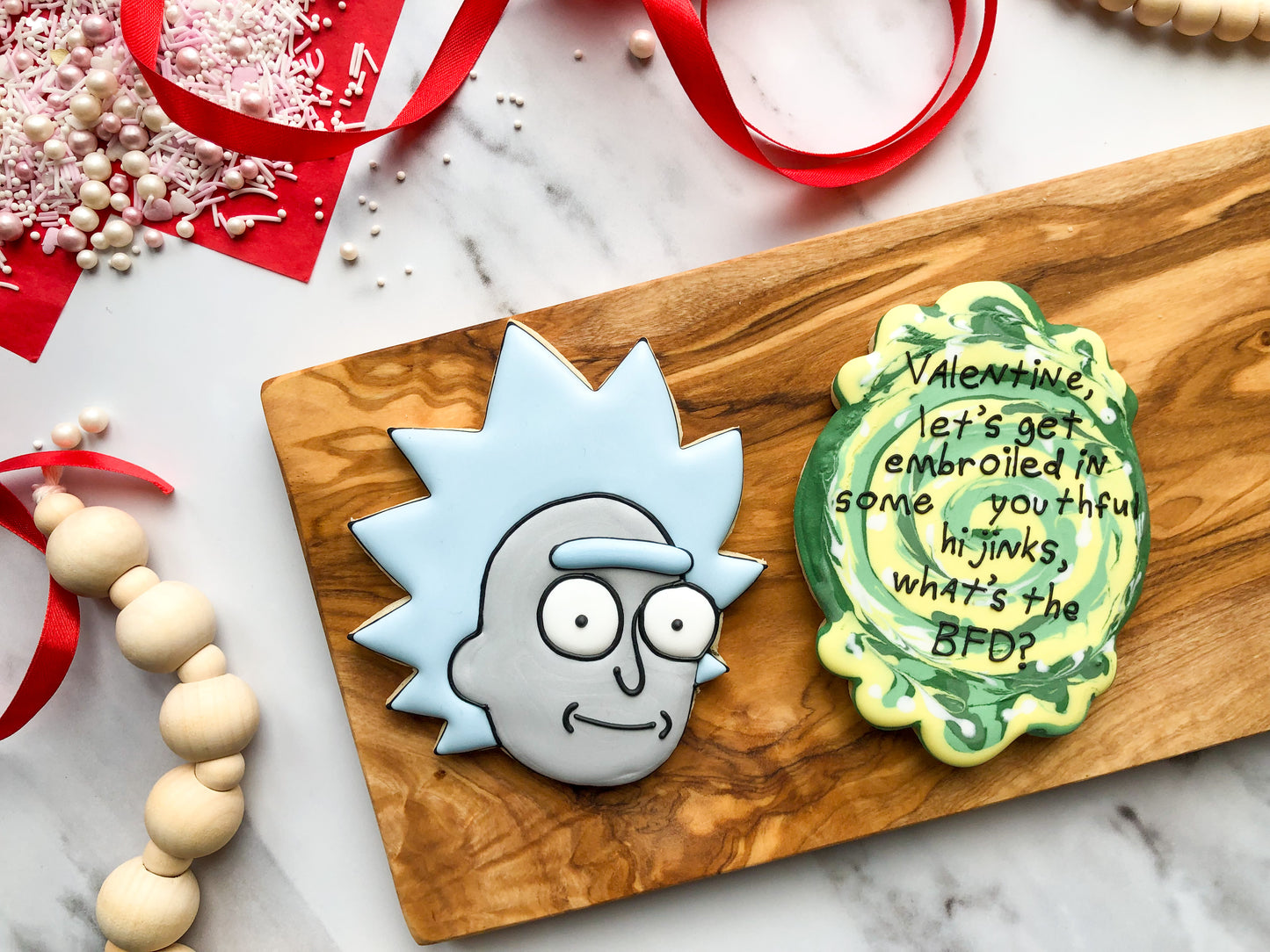 Cartoon Rick Cookie Cutter