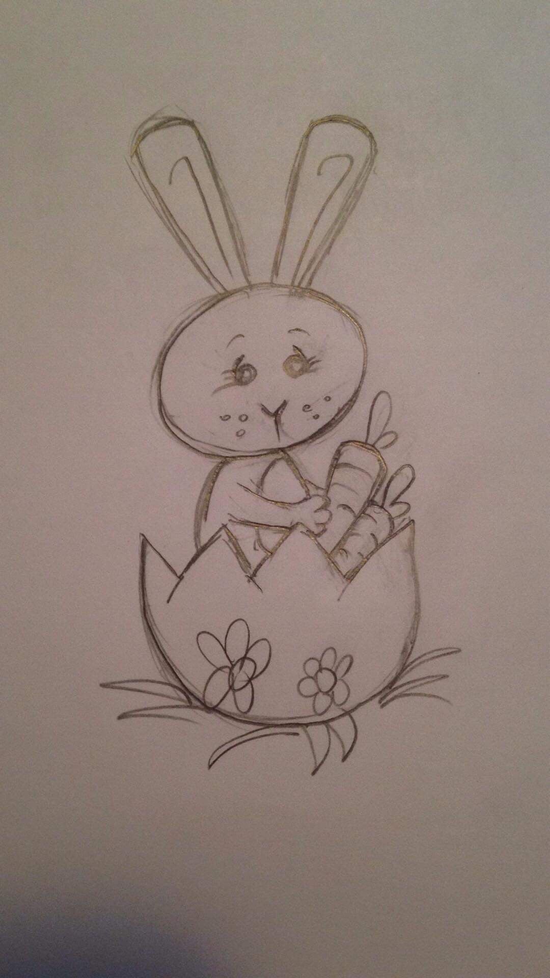 Punky's Bunny in Egg Cookie Cutter