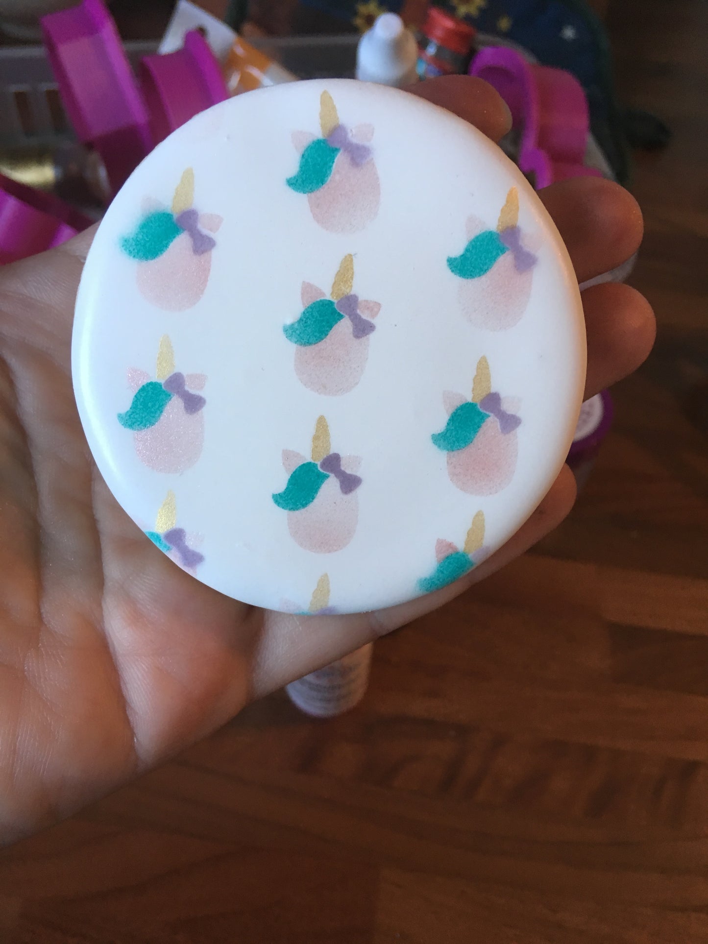 Four-Part Unicorn Stencil