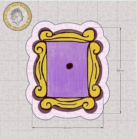 Friends Scrollwork Frame Cookie Cutter