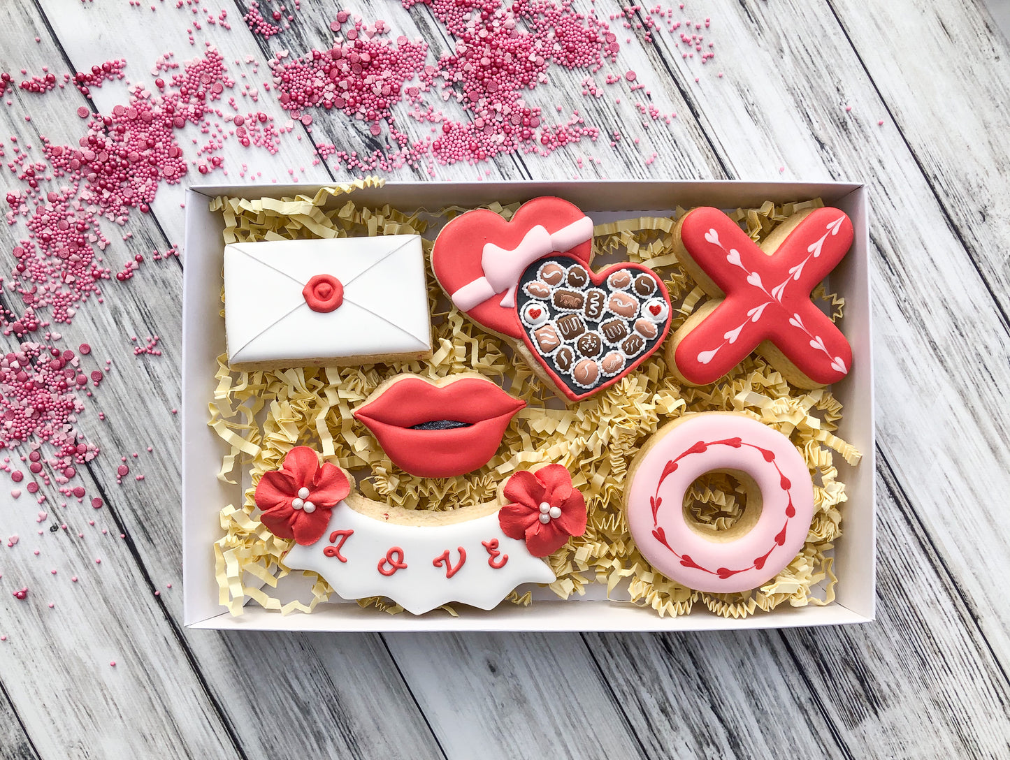 Heart-Shaped Chocolate Box Cookie Cutter