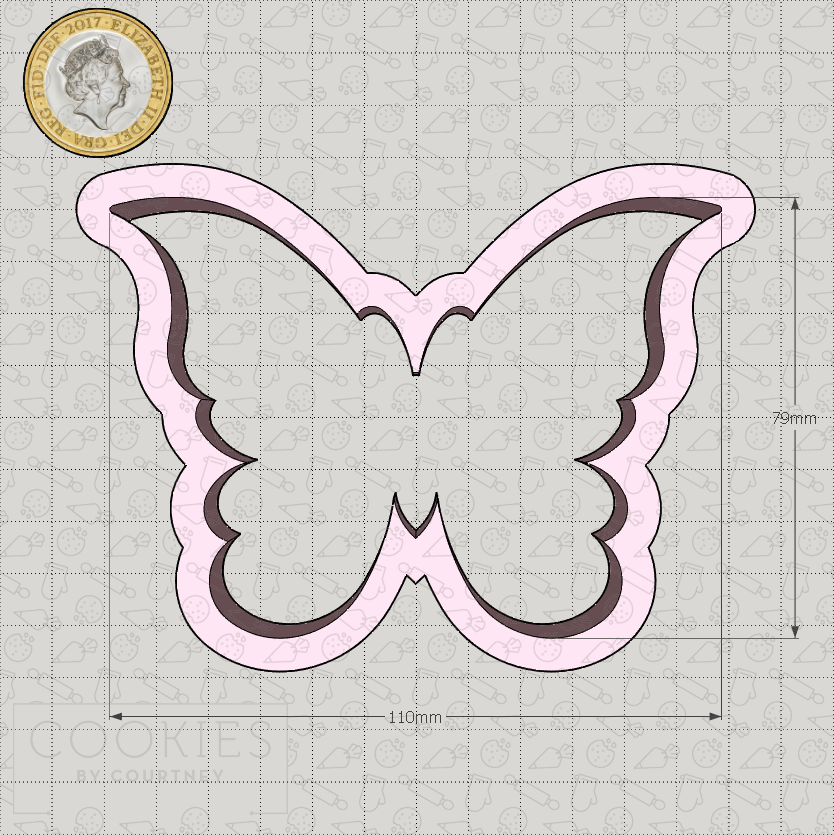 Butterfly 1 Cookie Cutter