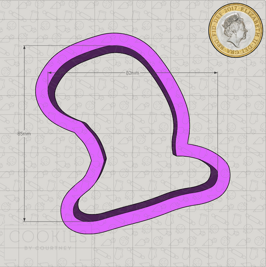 Cartoon Hat Cookie Cutter
