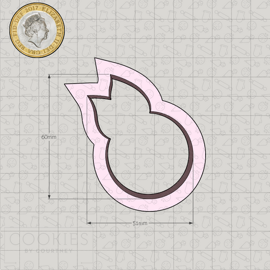 Circle with Leaves Cookie Cutter