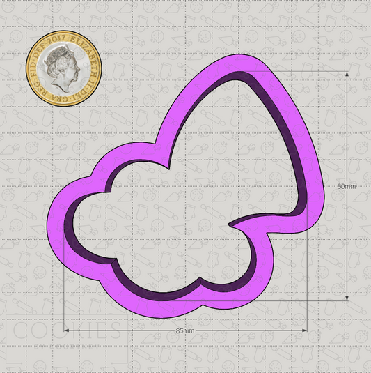 Cloud with Rainbow Cookie Cutter