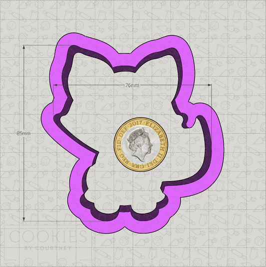 Cute Fox Cookie Cutter