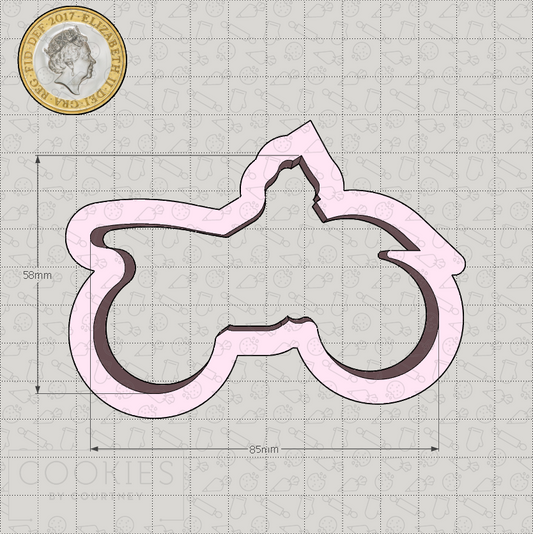 Dirt Bike Cookie Cutter