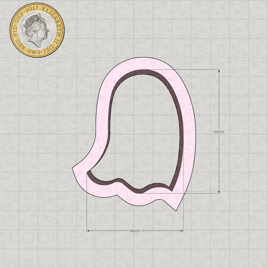 Ghost 3 Cookie Cutter