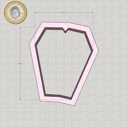 Halloween Coffin Cookie Cutter 1