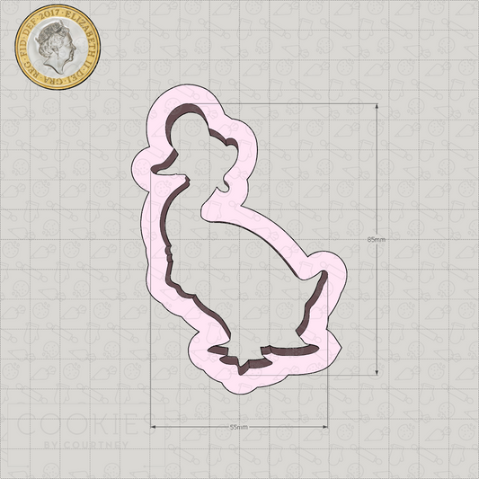 Classic Children's Book Duck Cookie Cutter