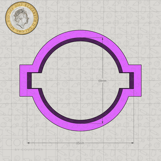 London Sign Cookie Cutter