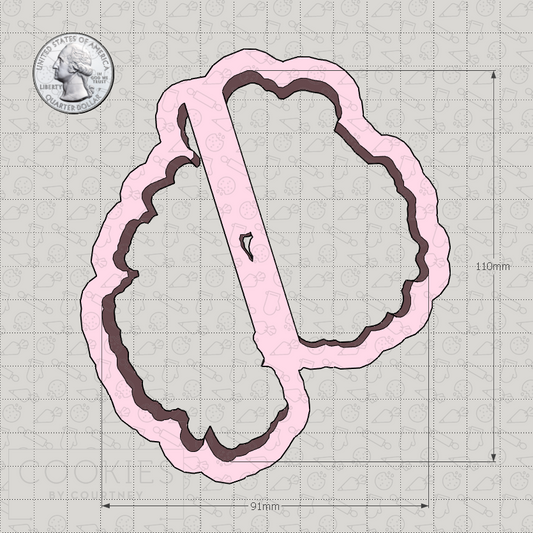 Mount Desert Island Map Cookie Cutter