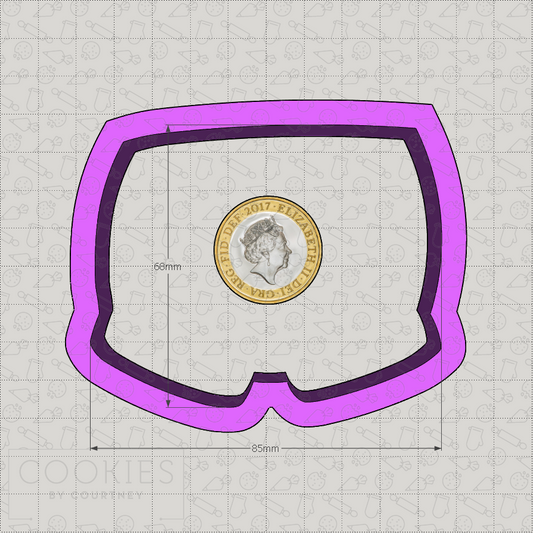 Mouse Shorts Cookie Cutter