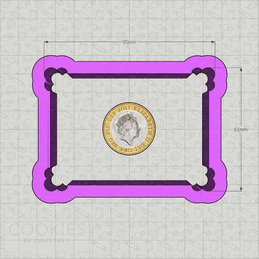 Moon Dust Frame Cookie Cutter