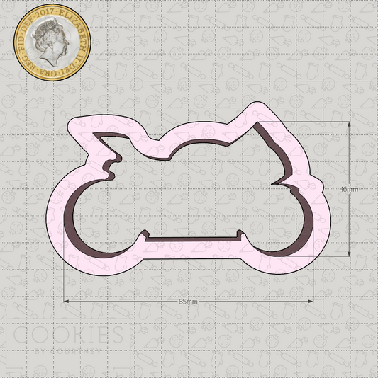 Motorcycle Cookie Cutter