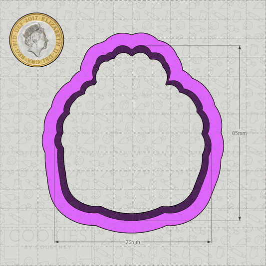Mrs Claus Cookie Cutter