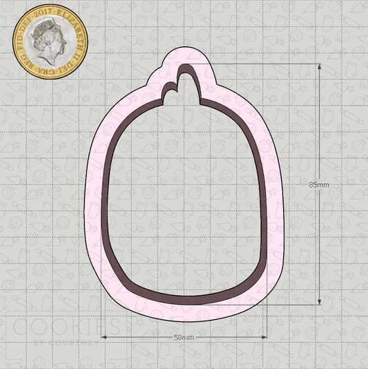 Bedtime Superheroes - Face 2 - Cookie Cutter