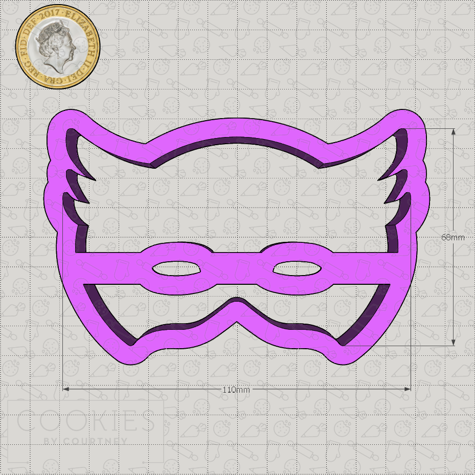 Bedtime Superheroes - Mask 3 - Cookie Cutter