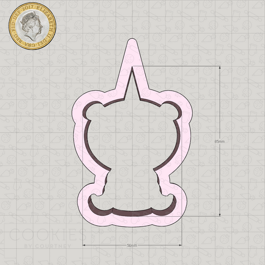 Pandacorn Cookie Cutter